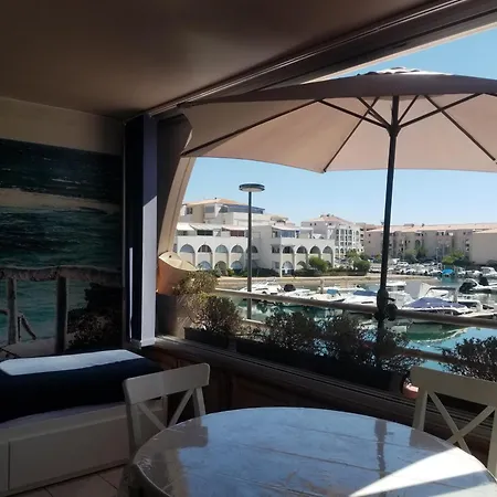 Marina Des Quilles, Grand T2 Climatise, Proche Plage, Parking Prive Lägenhet Sète